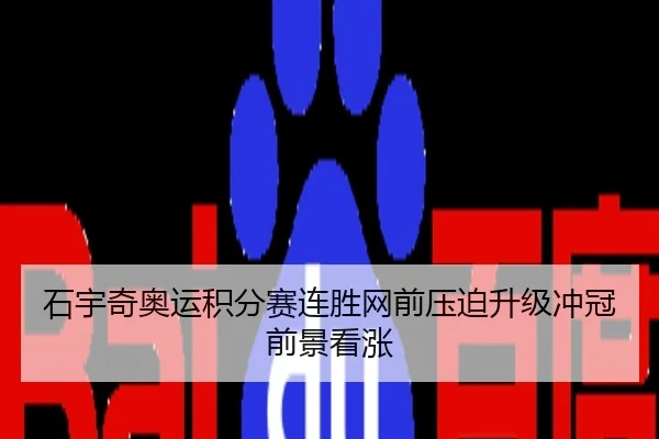 石宇奇奥运积分赛连胜网前压迫升级冲冠前景看涨